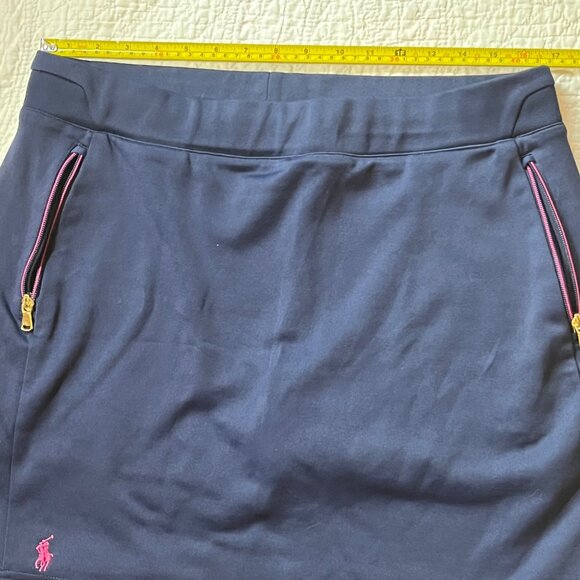 Ralph Lauren Golf Womens Navy Blue Skort L Nylon & Cotton **Flaw** - Picture 13 of 16